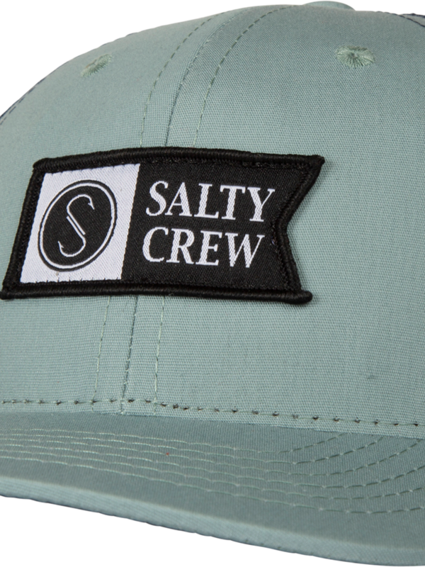 salty crew Casquette garçon pinnacle retro trucker dusty sage