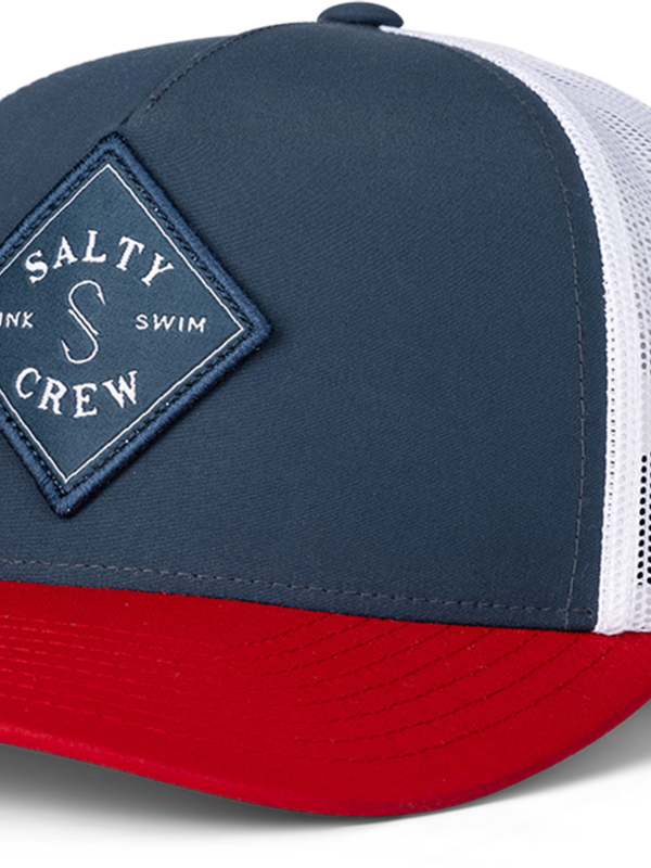 salty crew Casquette homme sealine retro trucker navy/red/white