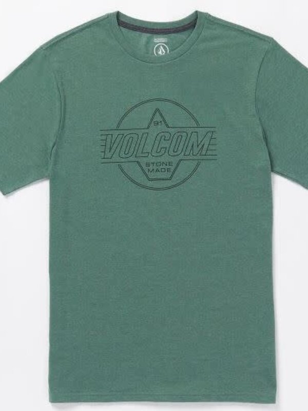 volcom T-shirt homme stone liner fir green heather