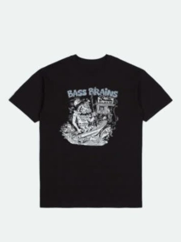 Brixton T-shirt homme bass brains monster standard black