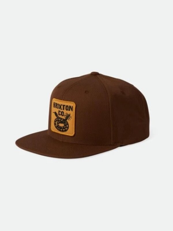 Brixton Casquette homme homer mp snapback sepia