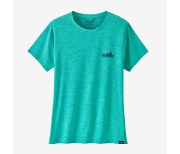 T-shirt femme cap cool daily graphic '73 skyline: subtidal blue x-dye