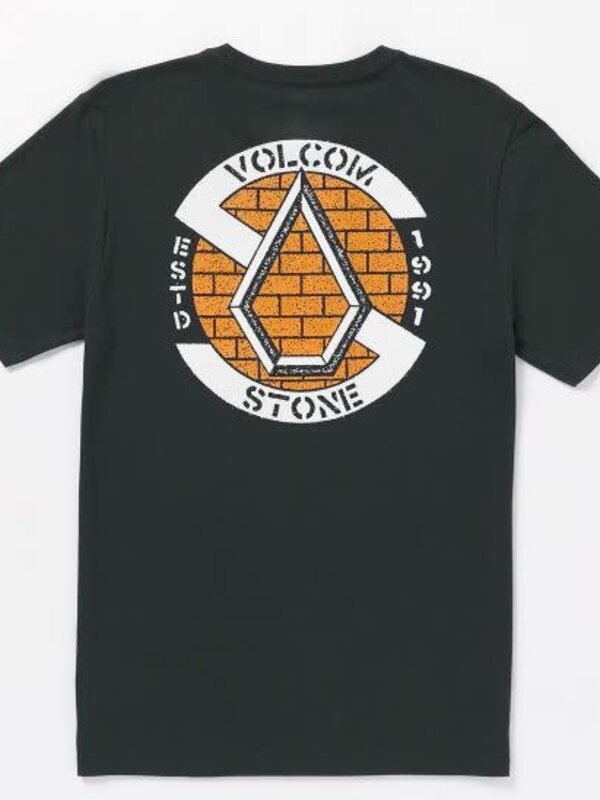 volcom T-shirt homme celler washed black heather