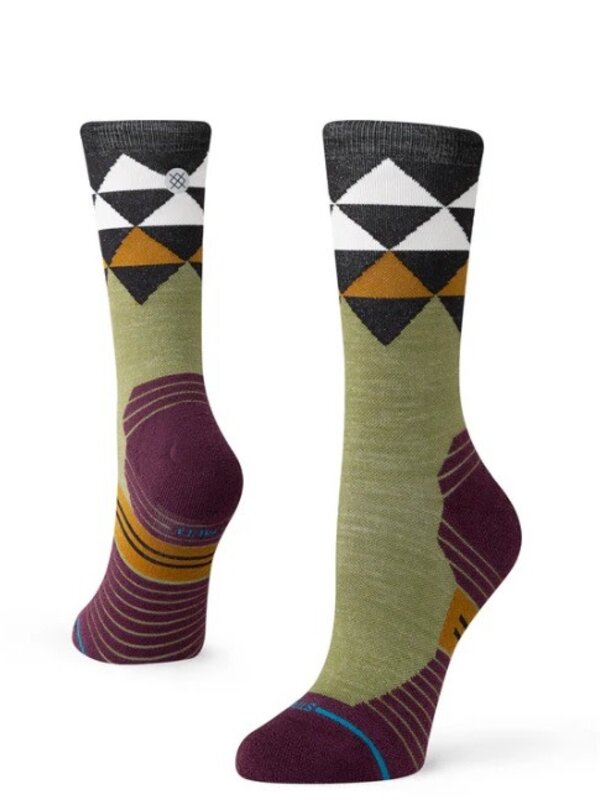 stance Bas femme run quadrilateral light wool black