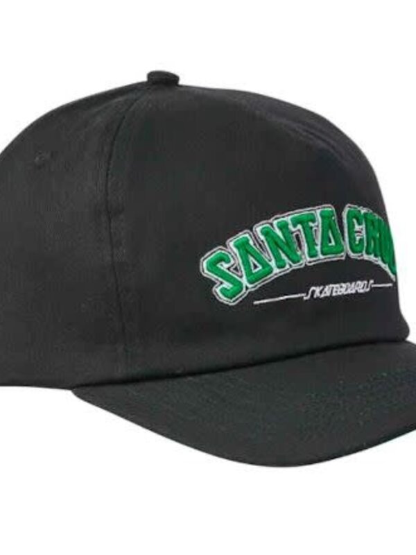 Santa Cruz Casquette  homme santa cruz strapback collegiate eco black