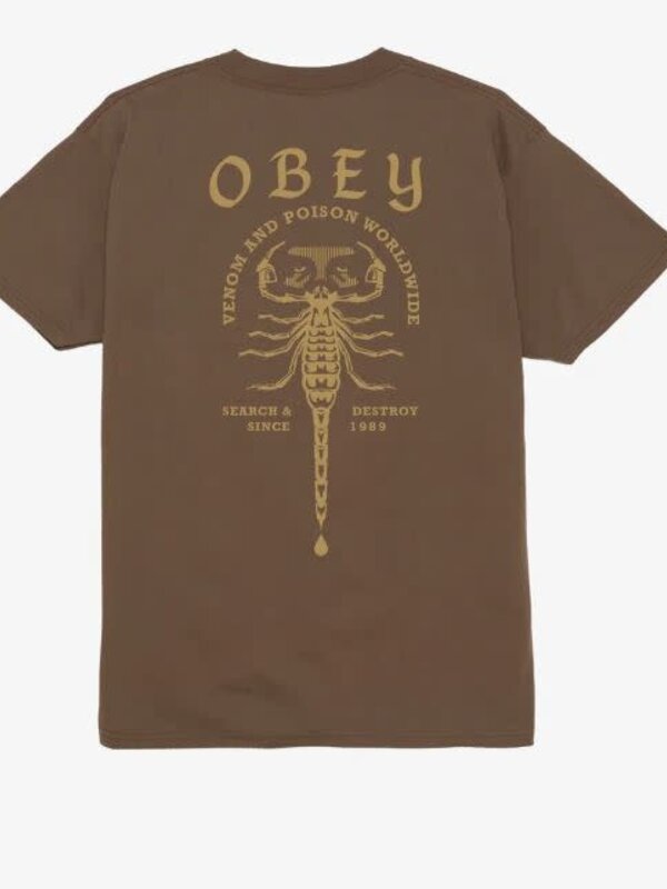 Obey T-shirt homme obey scorpion silt