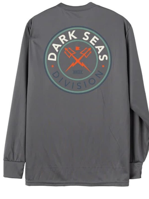 Dark seas Chandail long homme navigator UV  granite grey