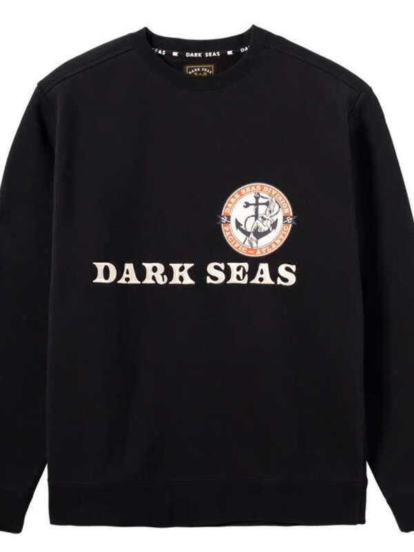 Dark seas Ouaté homme mcallister crew black