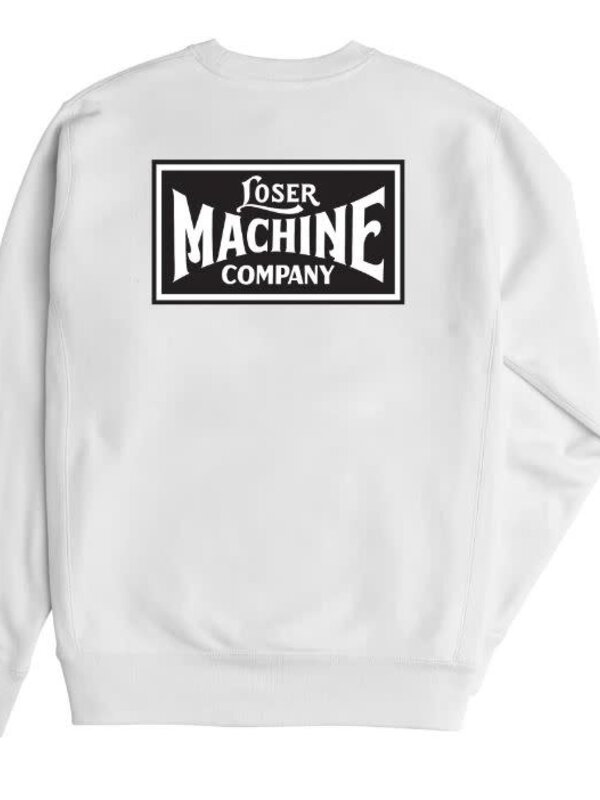Loser Machine Ouaté homme new-og moisture wicking crew white