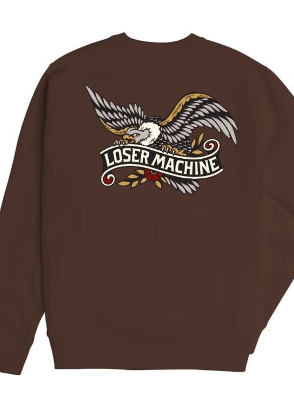 Loser Machine Ouaté homme glory bound crew brown