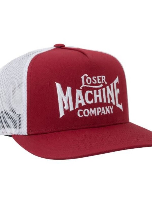 Loser Machine Casquette homme gage trucker burgundy white
