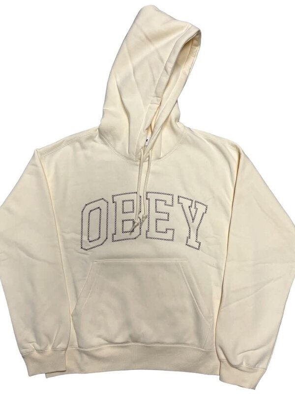 Obey Ouaté femme cross stitch collegiate unbleached