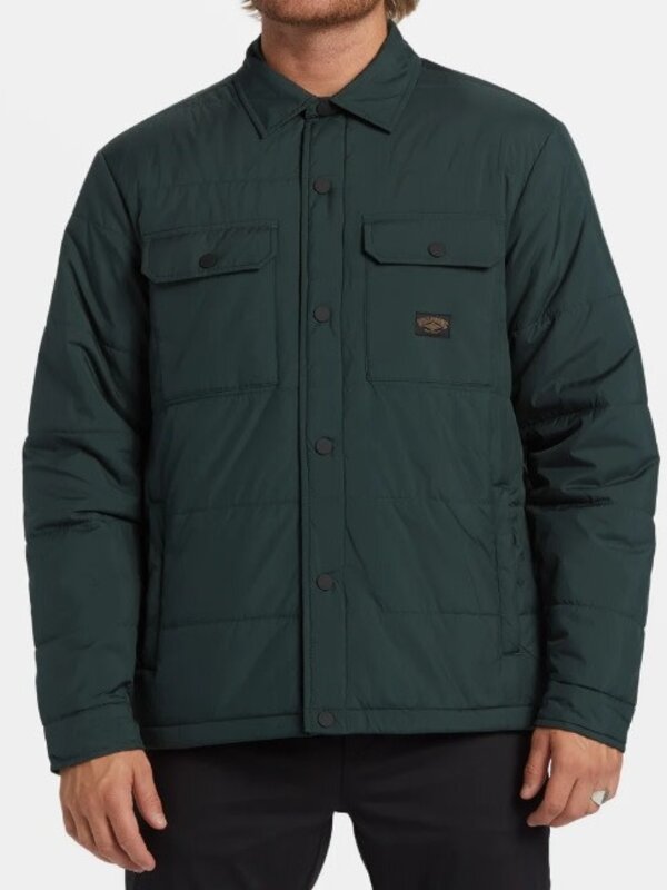 billabong Manteau homme montana buttoned forest green