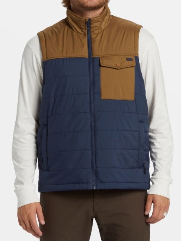 billabong Veste homme prism quilted dusty navy