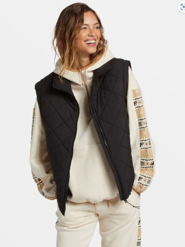 billabong Veste femme transport puffer black