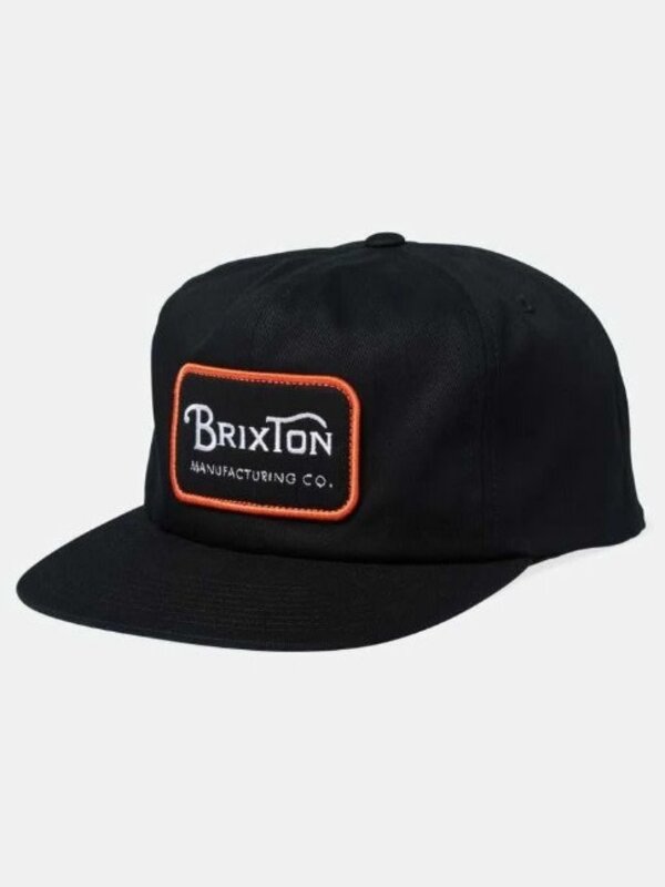 Brixton Casquette grade hp snapback black/orange/white