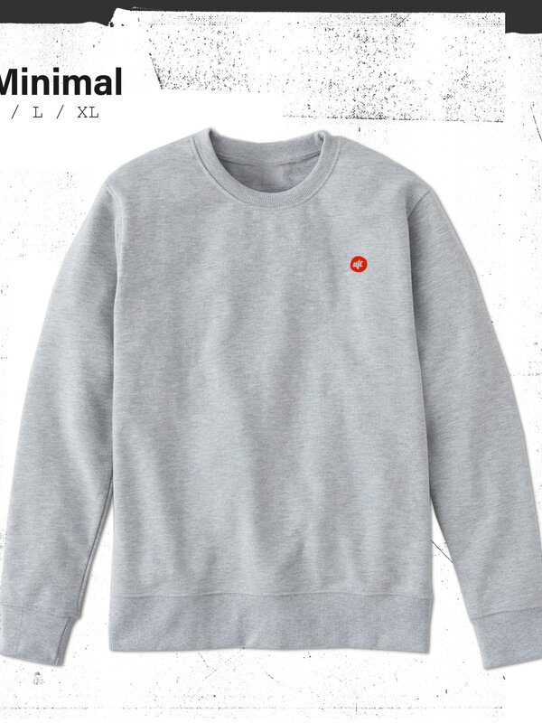ulc Ouaté homme crewneck minimal heather grey