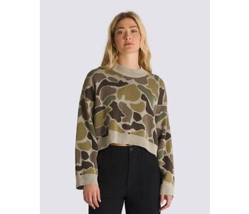 Pull femme cammile camo bungee cord/turkis