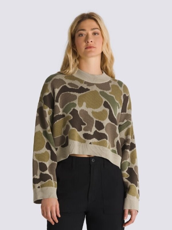 vans Pull femme cammile camo bungee cord/turkis