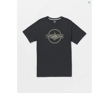 T-shirt homme line service washed black heather
