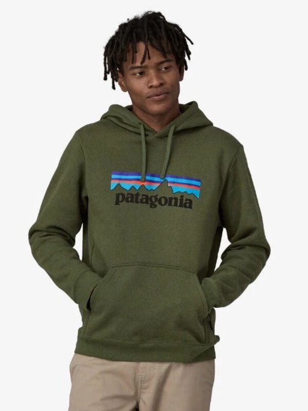 Patagonia Ouaté homme p-6 logo uprisal hoody torrey pine green