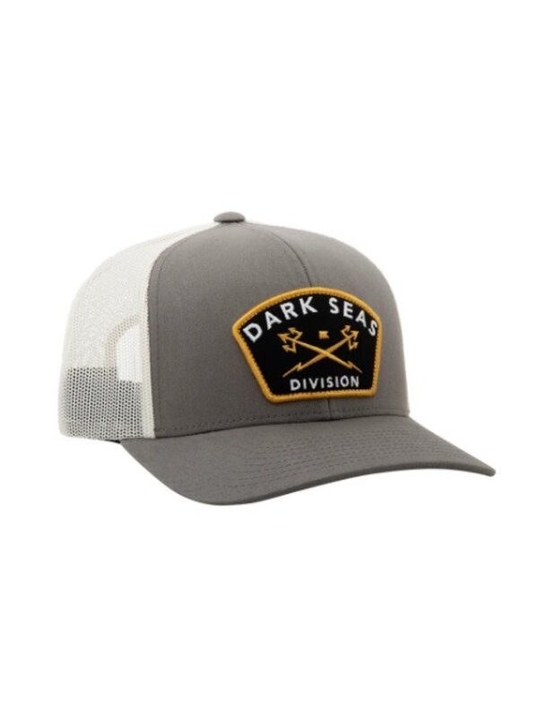 Dark seas Casquette sentinel trucker grey/white