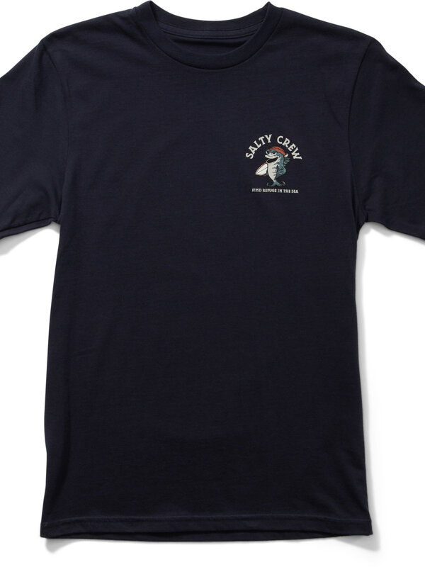 salty crew T-shirt garçon free surf navy