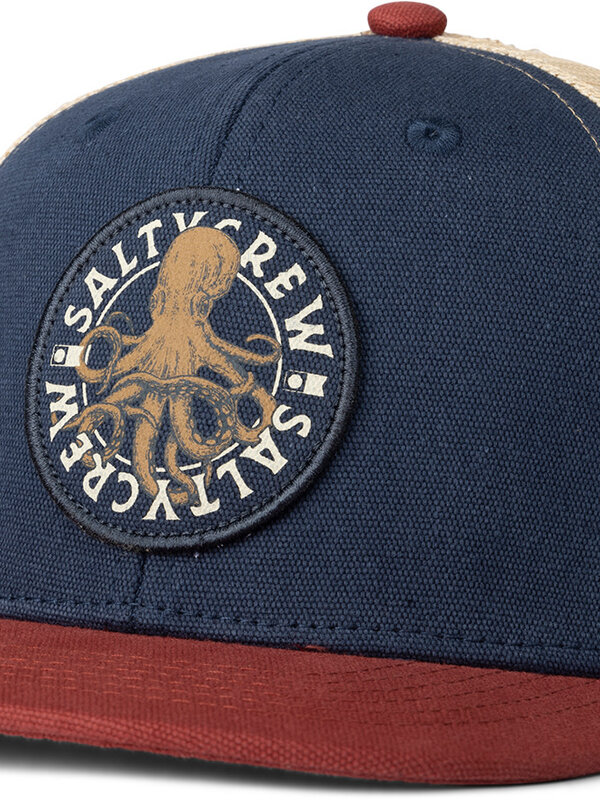 salty crew Casquette garçon tentacles retro trucker navy/burgundy