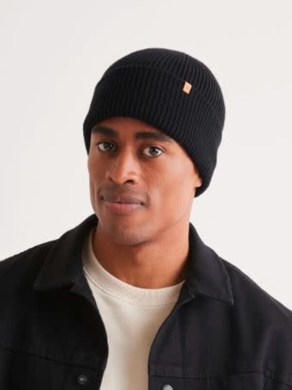 DU/ER Tuque merino wool black