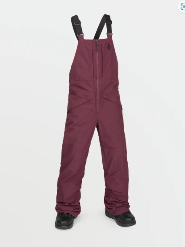 volcom Pantalon fille barkley insulated bib overall burgundy