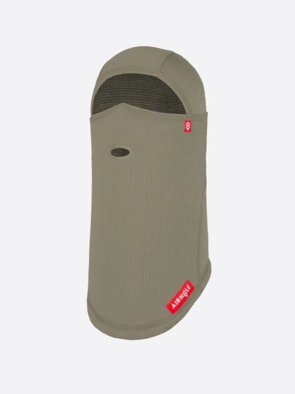 airhole Balaclava full hinge waffle fleece khaki
