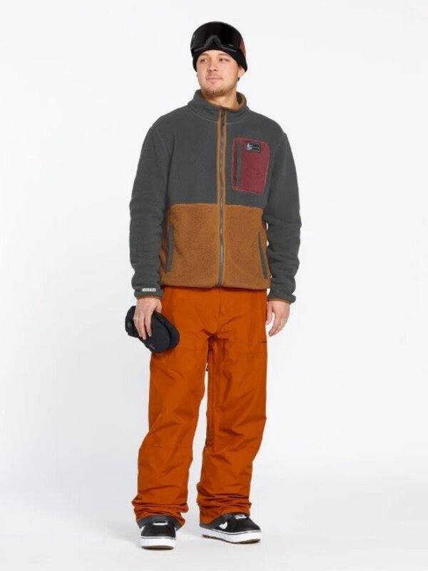 volcom Polar homme fleecer full zip charcoal