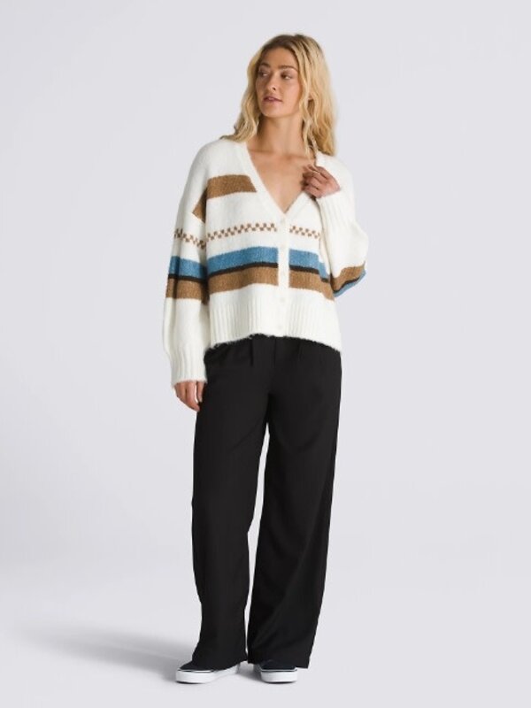 vans Cardigan femme Valerie stripe marshmallow