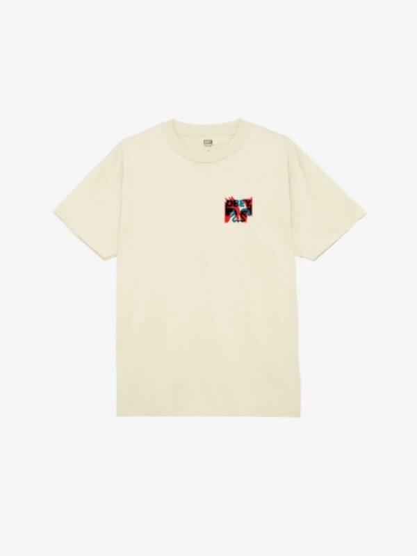 Obey T-shirt homme torn posters icon cream