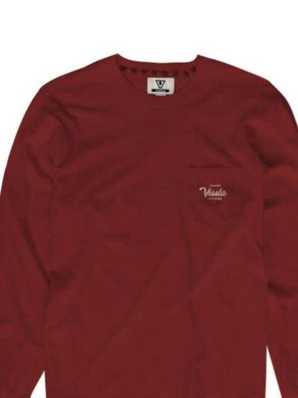 Vissla Chandail long homme creators premium pocket fired brick