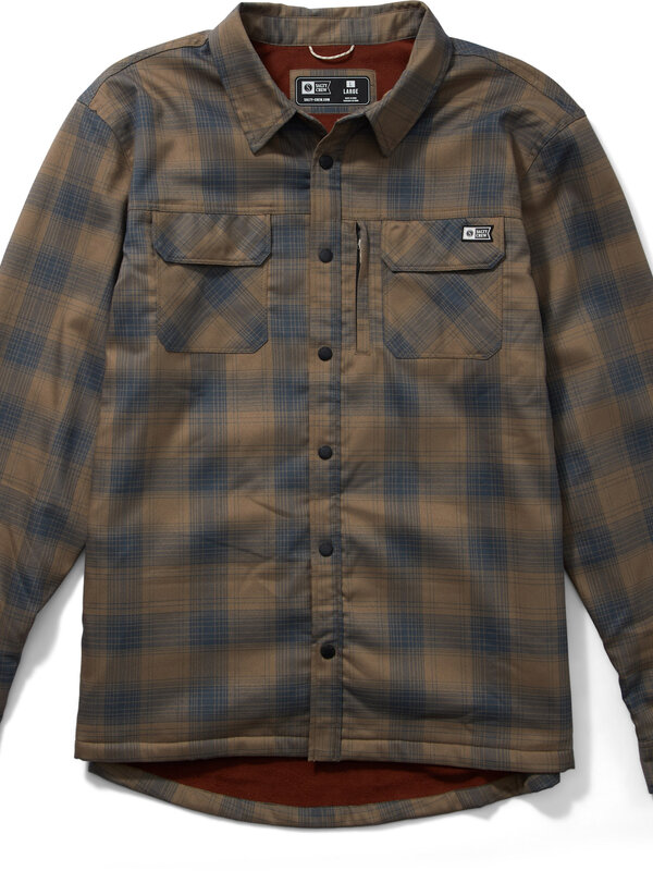 salty crew Chemise homme fathom tech shaket pewter