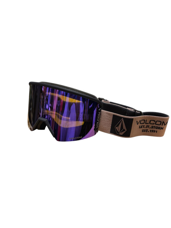 volcom Lunette snowboard garden 2 adobe rose charcoal +BLrose purple chrome