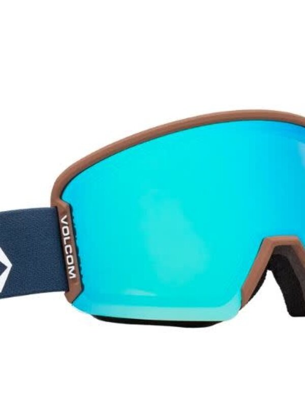 volcom Lunette snowboard garden 2 navy cobalt + BL dark gray ice chrome