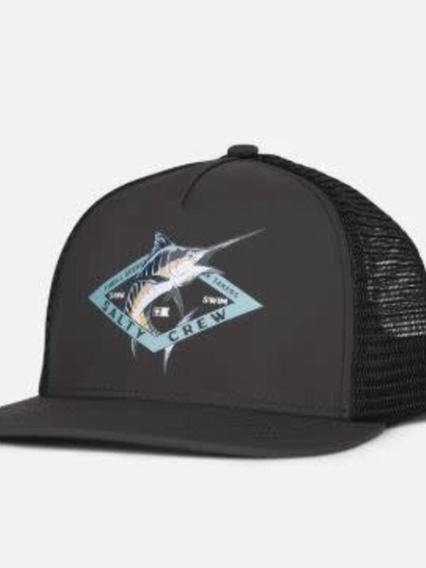 salty crew Casquette homme diamond marlin trucker  charcoal/black