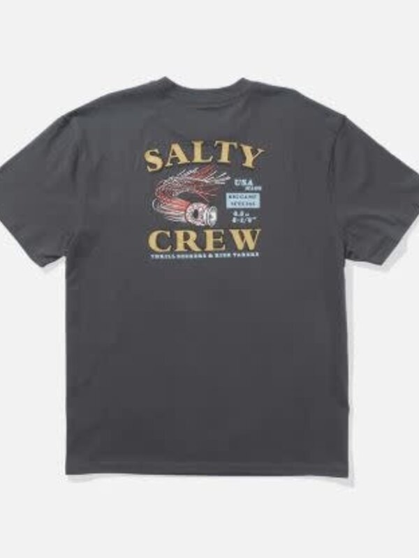 salty crew T-shirt homme lured classic charcoal