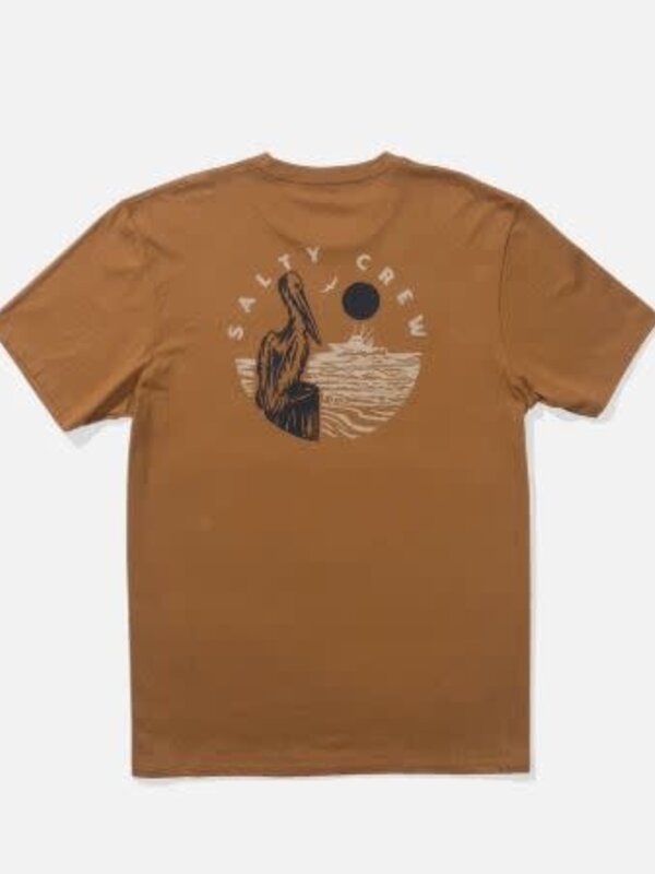 salty crew T-shirt homme stakeout caramel