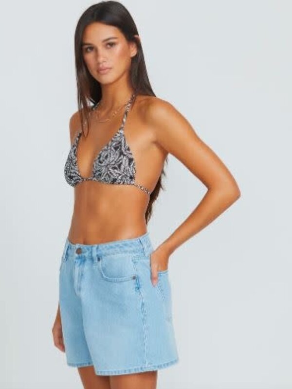 volcom Short femme stoned boyfriend blue bird