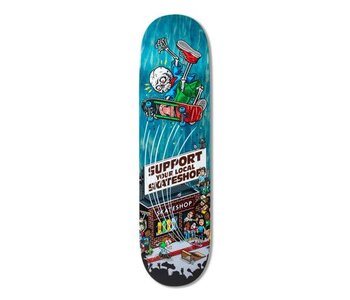 Skateboard shop  keeper support your local shop  blue (disponible le 15 février 2025)