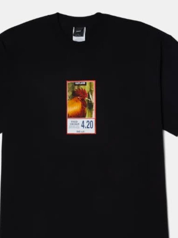 huf T-shirt homme fried black