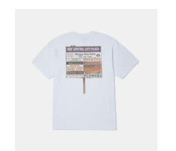 T-shirt homme plaza white