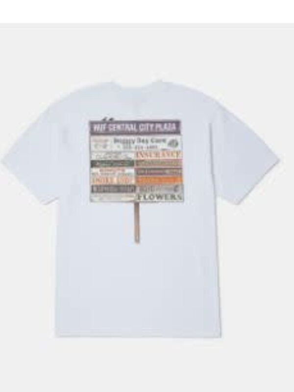 huf T-shirt homme plaza white