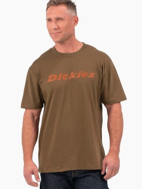 Dickies T-shirt homme heavyweight workmark dark olive