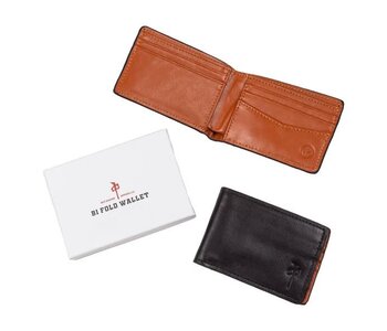 Portefeuilles homme rds genuine leather black/tan