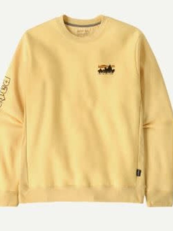 Patagonia Ouaté homme '73 skyline uprisal crew buttercup yellow