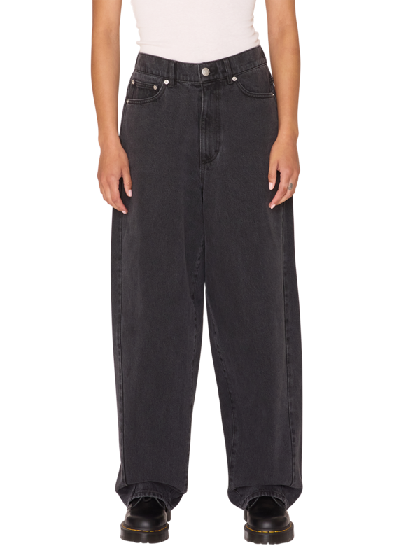 Obey Jeans femme leah III baggy denim black ash